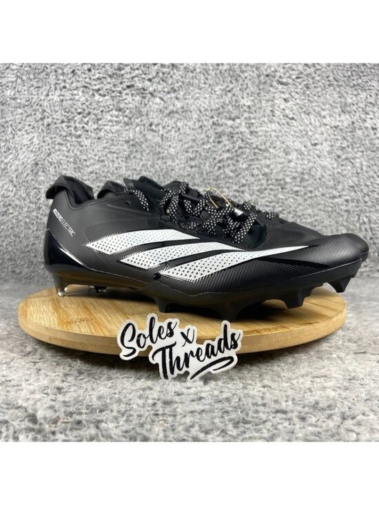 Adidas Adizero Electric II Football Size 12 Men Black White IH5981 main image 7
